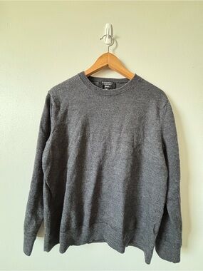 Banana Republic Men's Charcoal Crewneck Sweater